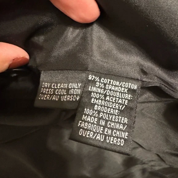 Linda Allard Ellen Tracy Zig Zag Chic Black and White Patterned Blazer - Picture 5 of 8